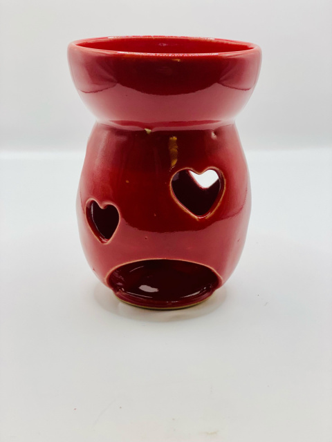 Kominek ceramiczny do aromaterapii czerwony 2 Kominek ceramiczny do aromaterapii czerwony 2