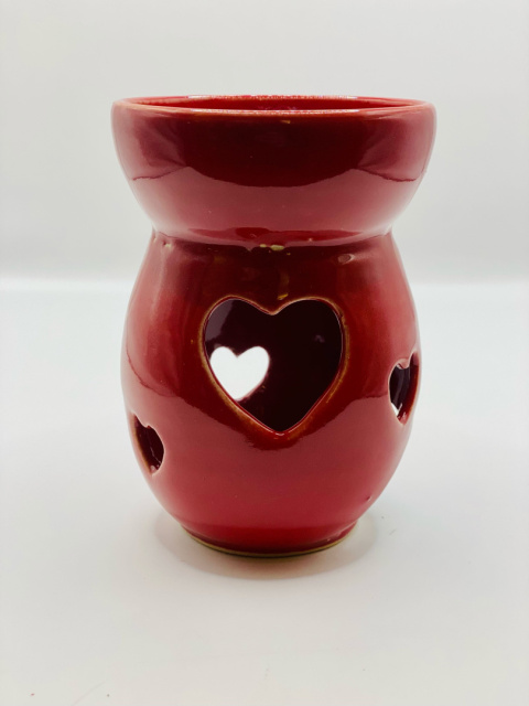 Kominek ceramiczny do aromaterapii czerwony 2 Kominek ceramiczny do aromaterapii czerwony 2