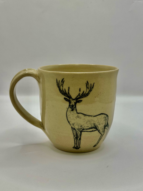 Kubek ceramiczny Dziki Zwierz, ok 300 ml. Kubek ceramiczny Dziki Zwierz, ok 300 ml.