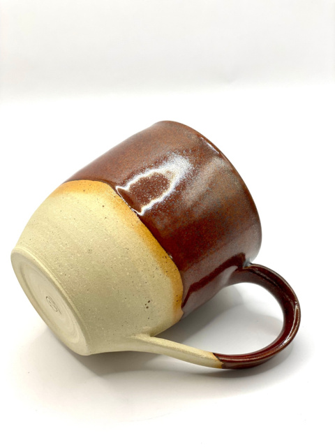 Kubek ceramiczny częściowo szkliwiony ok 300 ml Kubek ceramiczny częściowo szkliwiony ok 300 ml