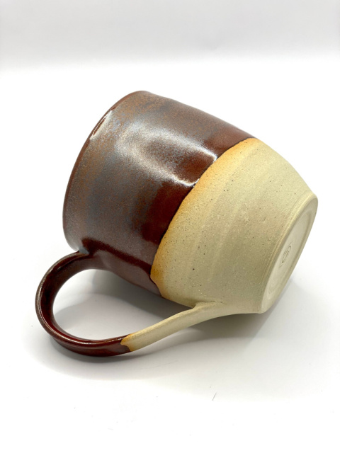 Kubek ceramiczny częściowo szkliwiony ok 300 ml Kubek ceramiczny częściowo szkliwiony ok 300 ml