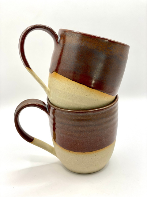 Kubek ceramiczny częściowo szkliwiony ok 300 ml Kubek ceramiczny częściowo szkliwiony ok 300 ml