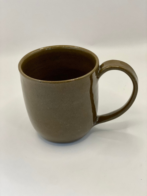 Kubek ceramiczny brązowy z ciemnej gliny ok 300 ml Kubek ceramiczny brązowy z ciemnej gliny ok 300 ml