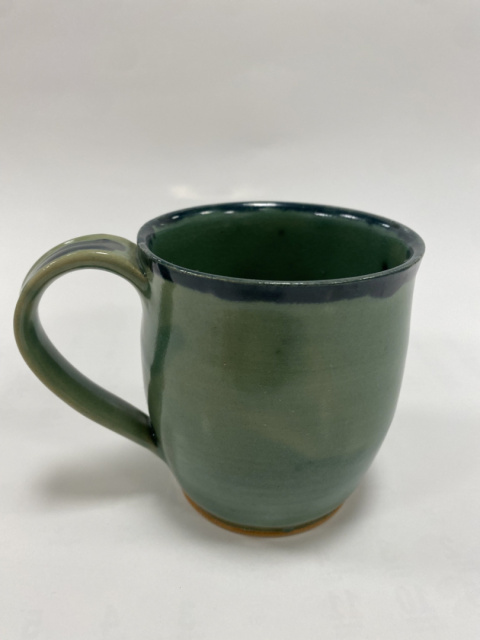 Kubek ceramiczny zielony 300 ml Kubek ceramiczny zielony 300 ml