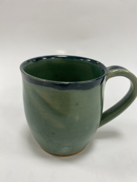 Kubek ceramiczny zielony 300 ml Kubek ceramiczny zielony 300 ml
