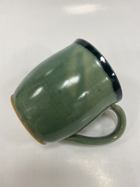 Kubek ceramiczny zielony 300 ml Kubek ceramiczny zielony 300 ml