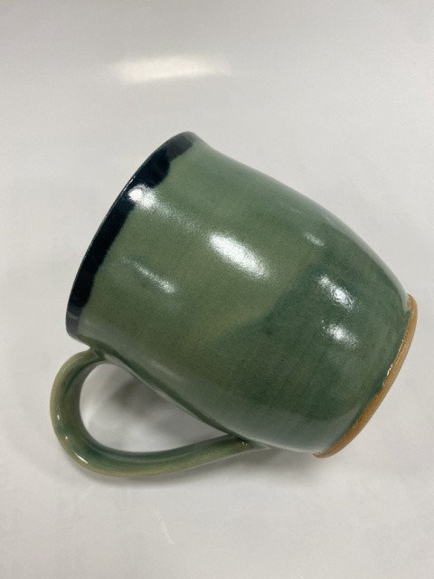 Kubek ceramiczny zielony 300 ml Kubek ceramiczny zielony 300 ml