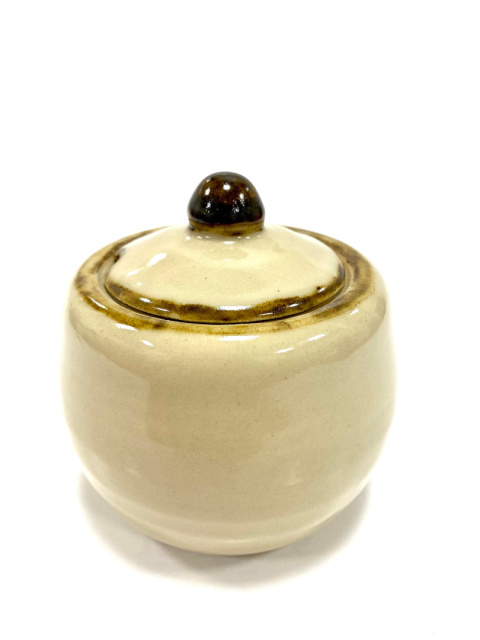 Zestaw ceramiczny z cukiernicą i mlecznikiem ręcznie robiony Zestaw ceramiczny z cukiernicą i mlecznikiem ręcznie robiony