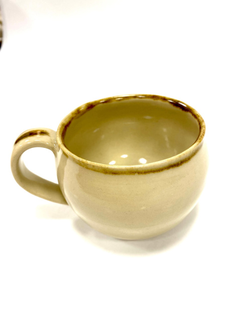 Zestaw ceramiczny z cukiernicą i mlecznikiem ręcznie robiony Zestaw ceramiczny z cukiernicą i mlecznikiem ręcznie robiony