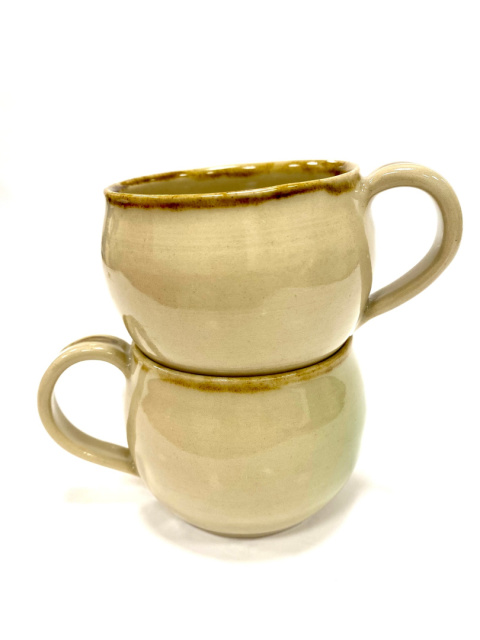 Zestaw ceramiczny z cukiernicą i mlecznikiem ręcznie robiony Zestaw ceramiczny z cukiernicą i mlecznikiem ręcznie robiony