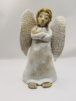 Anioł ceramiczny duży