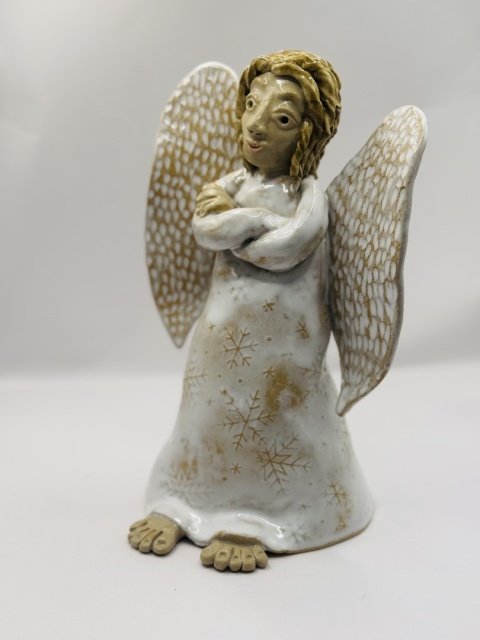 Anioł ceramiczny duży