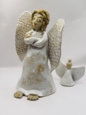Anioł ceramiczny duży