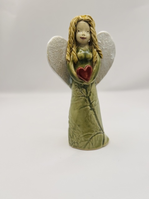 Anioł ceramiczny średni