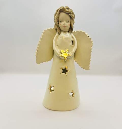 Anioł ceramiczny średni