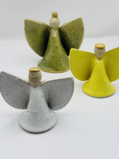 Aniołek ceramiczny mały