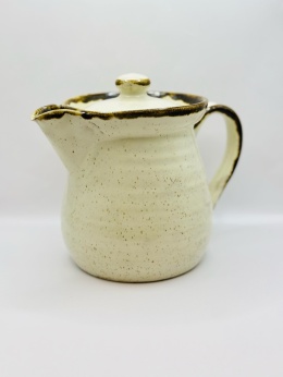 Dzbanek ceramiczny, kremowy ok 1200ml