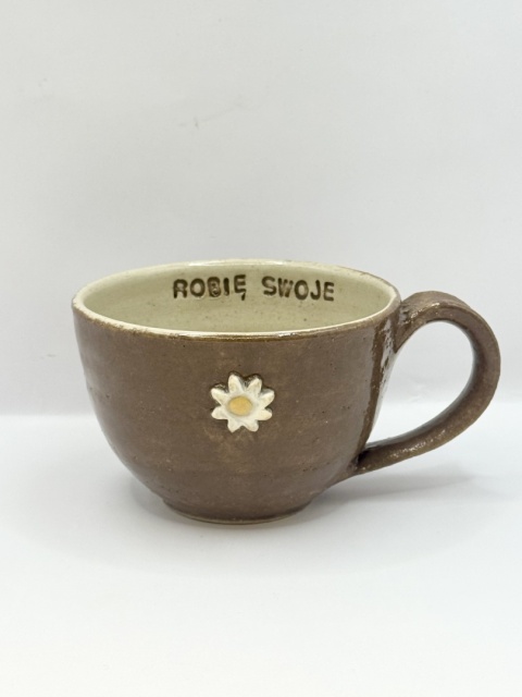 Filiżanka z ceramiczna 250 ml z afirmacją