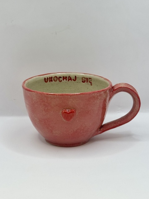 Filiżanka z ceramiczna 250 ml z afirmacją