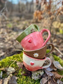 Filiżanka z ceramiczna 250 ml z afirmacją