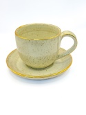 Filiżanka ze spodkiem  "Złoty Poranek" – straciatella, 250 ml