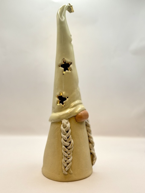 Gnom ceramiczny lampion wysoki 28cm