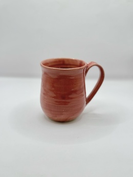 Kubek ceramiczny 250 ml różowy ze stokrotkami