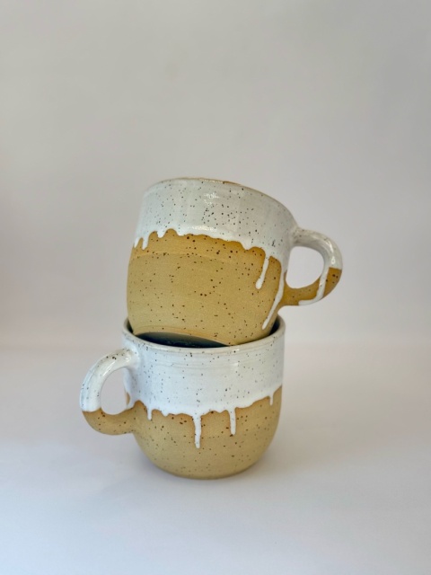Kubek ceramiczny częściowo szkliwiony 250 ml Kubek ceramiczny częściowo szkliwiony 250 ml
