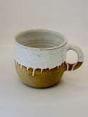 Kubek ceramiczny częściowo szkliwiony 250 ml