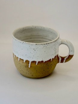 Kubek ceramiczny częściowo szkliwiony 250 ml