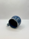Kubek ceramiczny niebieska baryłka ok 350 ml