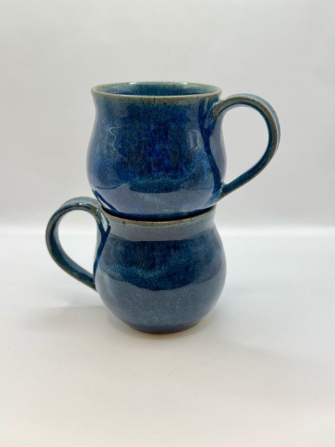 Kubek ceramiczny niebieska baryłka ok 350 ml Kubek ceramiczny niebieska baryłka ok 350 ml