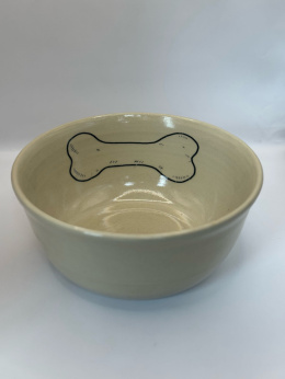Ręcznie toczona ceramiczna miska dla Twojego pupila