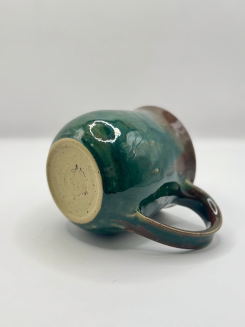 Zielony kubek ceramiczny ok 300 ml Zielony kubek ceramiczny ok 300 ml