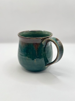 Zielony kubek ceramiczny ok 300 ml